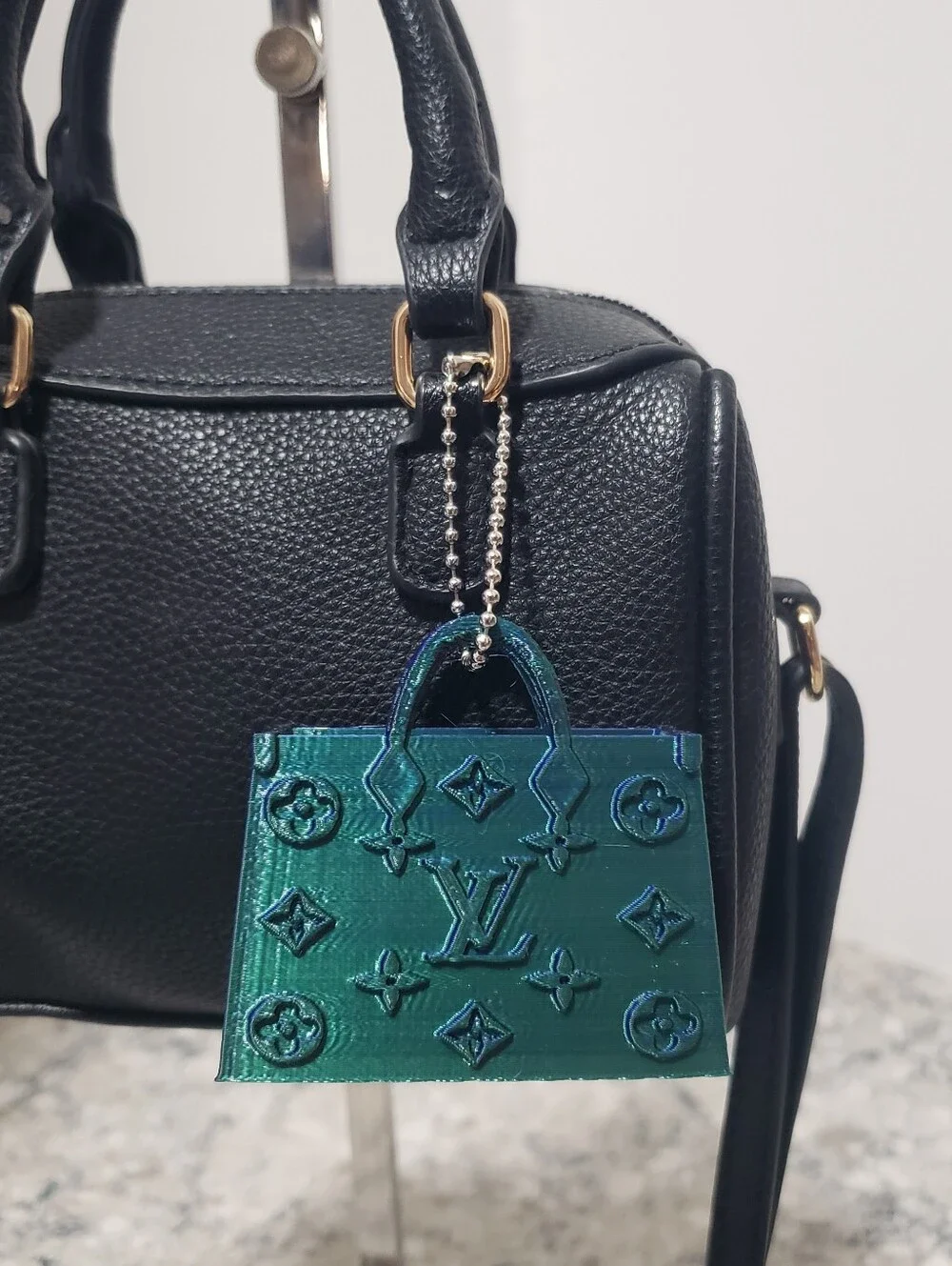 Iridescent Fashion Micro Purse Bag Charm